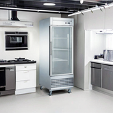 KR-23BG Reach-in Display Refrigerator, 27"*32"*82", 2-Year labor & Parts 5-Year compressor